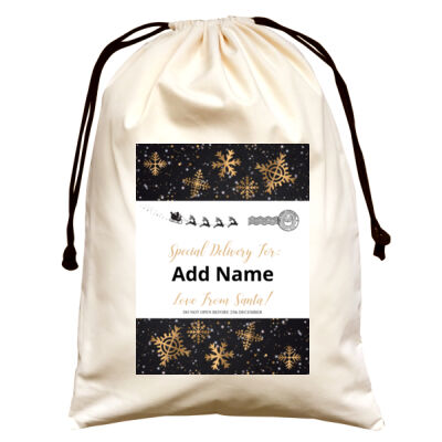 Glamour Large Canvas Santa Sack Thumbnail