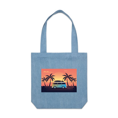 Denim Beach Tote Bag Thumbnail