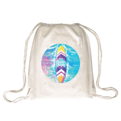 Surfer Style Drawstring Backpack Thumbnail