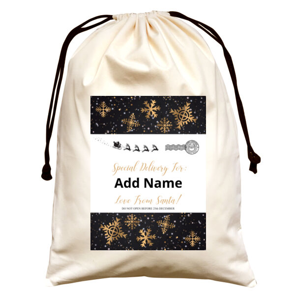 Glamour Large Canvas Santa Sack Thumbnail