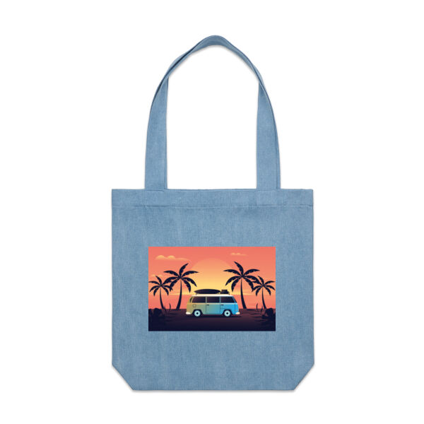 Denim Beach Tote Bag Thumbnail