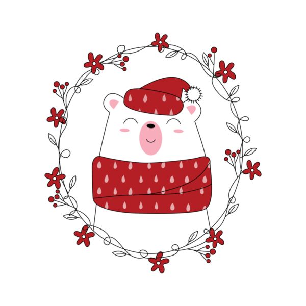 Cute Christmas Polar bear Thumbnail