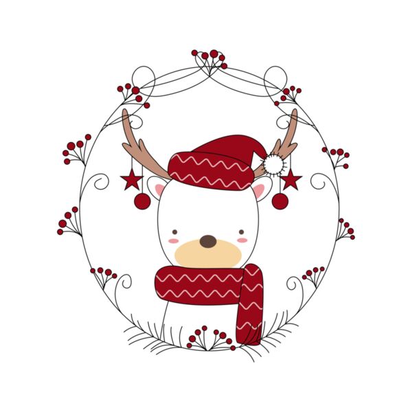 Cute Christmas Reindeer Thumbnail