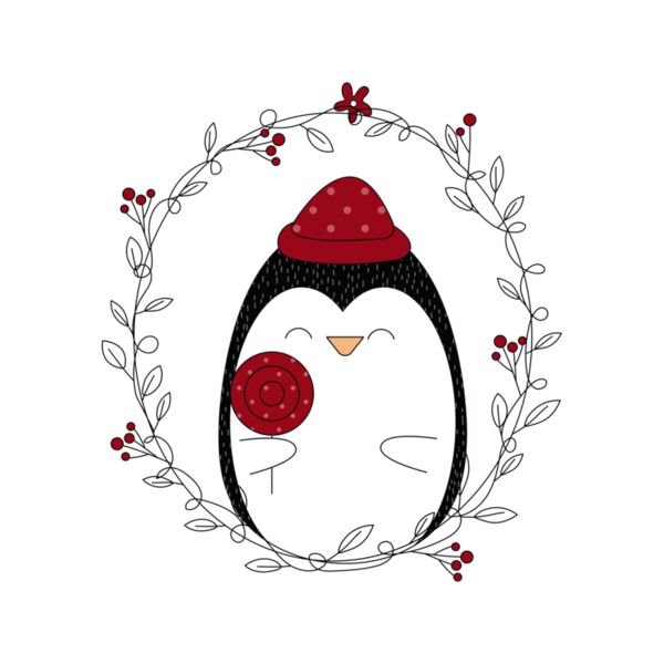 Cute Christmas Penguin Thumbnail